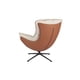 thumbnail image 5 of Sillón Giratorio Individual Moderno para Sala y Recamara Diseño Ergonómico Premium| Cómodo y Elegante Tapizado Moderno con Base Naranja, 5 of 6