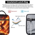 thumbnail image 5 of Blazing Phoenix Rising Halloween Lunch Bag Portable Thermal Lunch Box for Men and Women, 5 of 6