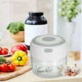 thumbnail image 3 of Amdohai Electric Mini Garlic Chopper Food Slicer Portable Garlic Grinder Blender Food Processor For Pepper Chili Vegetable Nuts Meat 100ML USB Rechargeable, 3 of 8