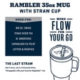 thumbnail image 3 of Taza YETI Rambler de 1 litro con tapa de pajita, aislada al vacío, inoxidable, 3 of 9