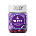 thumbnail image 4 of OLLY Sleep Gummy Supplement, 3mg Melatonin, L-Theanine, Chamomile, Blackberry Zen Flavor, 50 Count, 4 of 14
