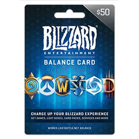 Battle.net Balance Store Gift Card $50, Blizzard Entertainment [Digital Download]