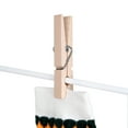 thumbnail image 7 of Mainstays Wooden Moisture Resistant Dry Laundry Clothespins, 50 Count, Natural Color Clothes Pins, 7 of 7