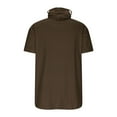 thumbnail image 6 of successthop Sun Protection Clothing Women with Face Cover Short Sleeve Solid Jacket for Outdoor Driving Traveling Hiking Fishing Brown L, 6 of 7