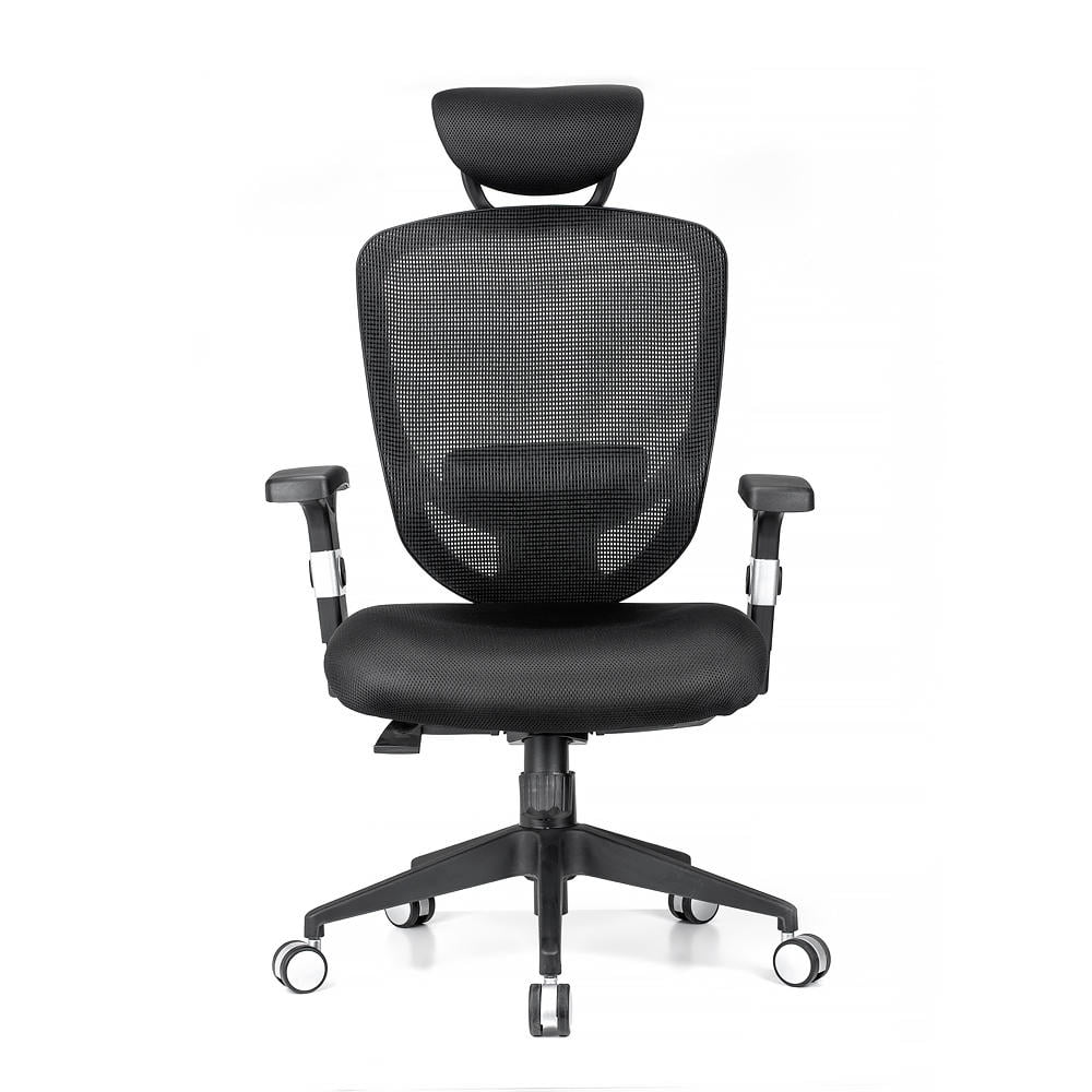 Black Moustache® Designed Adjustable Mid-Back Mesh Office Chair 