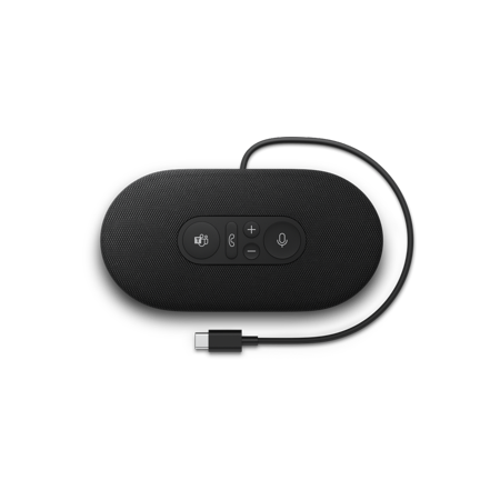 Microsoft Modern Usb-c Speaker For Business - Speakerphone Hands-free - Wired - Usb-c - Matte Black - Certified For Microsoft Teams