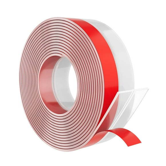 Burlete Elvone de silicona transparente, resistente, 6 m x 5 cm
