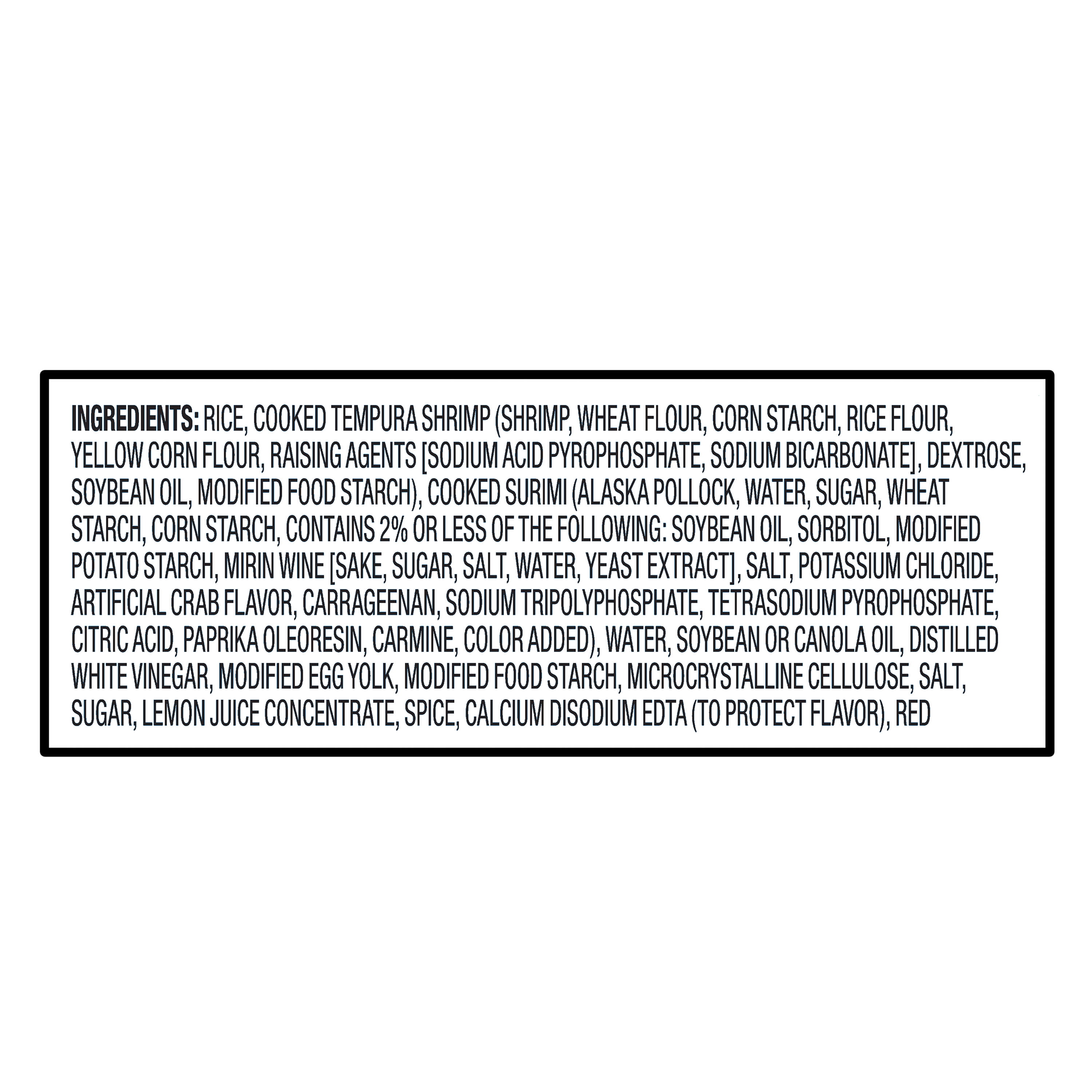 Marketside Crunch Roll Sushi with Wasabi Aioli, 8 oz (Ready to Eat)