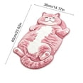 thumbnail image 4 of EaskTriop Irregular Cat Shape Rug, Adorable Chubby Tufted Plush Floor Mat, Non Slip Soft Doormat for Bedroom Entryway Home Decor, 4 of 7