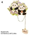 thumbnail image 6 of Panda Bookmarks Metal Bookmarks Creative Page Marker Book Lover Gift, 6 of 18