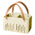 thumbnail image 2 of Portable Shower Caddies,Portable Shower Caddy Collapsible Plastic Shower Basket Tote with Handles Removable Divider,Cleaning Caddy Storage Organizer for Bathroom College Dorm,Green, 2 of 9