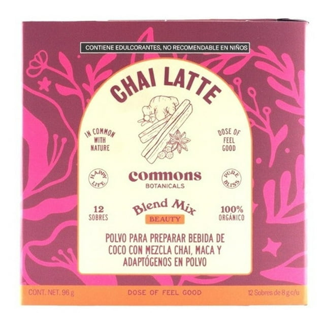 Chai Latte 96g Beauty Blend Adaptógeno Commons Orgánico Commons Original