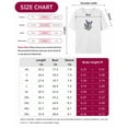 thumbnail image 7 of T Shirts for Women Short Sleeve Cotton Crewneck T-Shirt, Lavender Purple Plant Embroidery Style Tee Tops Casual Basic T-Shirts, XS-5XL White XS, 7 of 7