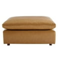 thumbnail image 2 of Modway Commix Down Filled Overstuffed Faux Leather Ottoman in Tan, 2 of 7