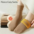 thumbnail image 2 of Luviess Fleece Cozy Socks for Women Seniors, Fleececozy Ultra Soft Velvet Slim Thermal Socks, 2025 New Thermal Sock(6 Pairs A), 2 of 7