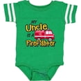 thumbnail image 3 of Inktastic My Uncle is a Firefighter with Fire Truck Boys or Girls Baby Bodysuit, 3 of 5