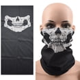 thumbnail image 3 of Pañuelo mágico para la cabeza con variedad de estilos para deportes al aire libre, equitación, máscara de calavera para la cabeza, baile callejero, hip hop, payaso, protector solar, pañuelo sin, 3 of 6