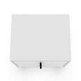 thumbnail image 4 of Manhattan Comfort Liberty Modern 2 Drawer Bedroom End Table Nightstand, White, 4 of 6
