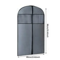 thumbnail image 2 of Heavy Duty Hanging Garment Bag with Transparent Window and Metal Zipper for Secure Clothes Storage and Travel, 2 of 3