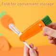thumbnail image 2 of Zmeidao 3 in 1 Cup Lid Cleaning Brush, Crevice Cleaning Brush for Baby Bottle Gap Tight Spaces Cup, Multifunctional Portable Cleaning Brush Cup Lid Cleaner, 2 of 9