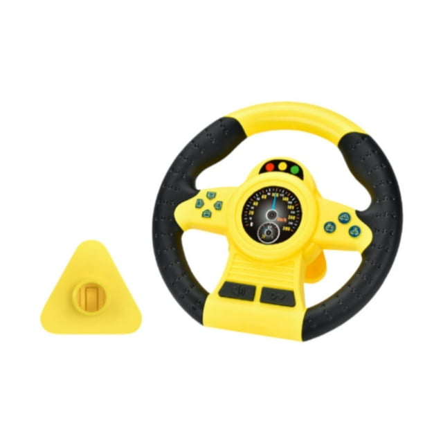 Juguete de dirección para niños Juguete Play Play Educational Suction Cup Base Electric Fine Amarillo
