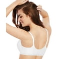 thumbnail image 3 of Bali T-Shirt Bra Comfort Revolution Front-Close Adjustable Straps Womens 3P66, 3 of 3