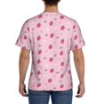 thumbnail image 2 of Rocae Strawberries for Men's Moisture-Wicking Crew Tee - T-Shirt for Sports, Outdoor Activities, and Casual WearX-Large, 2 of 9
