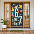 thumbnail image 5 of Colorful Balloons 7th Birthday Banner Star Pattern Kids Birthday Display  Design Number 6 7 Number 7 Backdrop for 7th Birthday Party Kids Birthday Indoor Decoration, 5 of 8