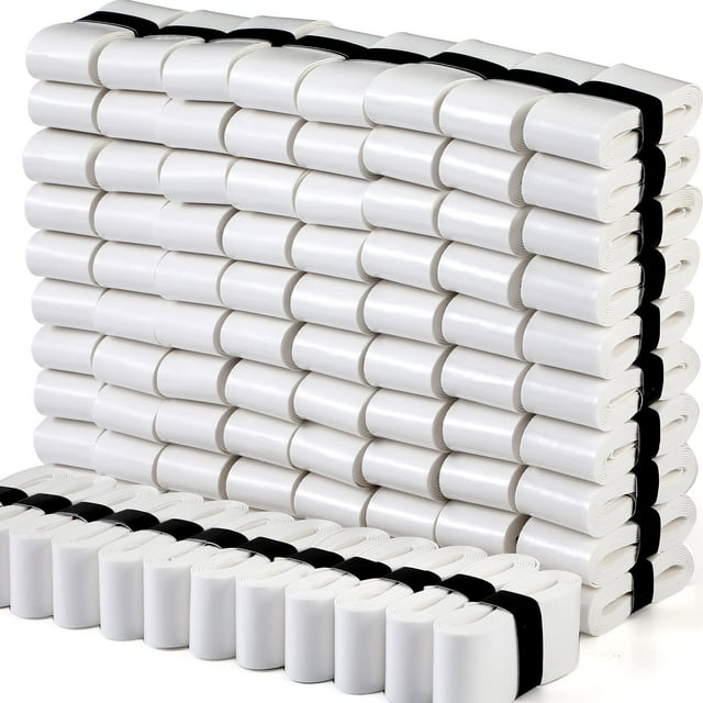 Raqueta de tenis y bádminton Overgrips Pangda, 100 piezas, color blanco