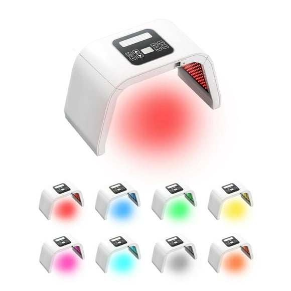 LED Light Therapy Machine, red light therapy for body LED Face Mask Light Therapy 8 in 1 Colors Equipment at Home