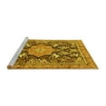 thumbnail image 2 of Ahgly Company Machine Washable Indoor Rectangle Persian Yellow Traditional Area Rugs, 4' x 6', 2 of 4