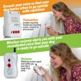 thumbnail image 2 of SAFETY VISION Gotta Potty Wireless Dog Training Clicker with Voice Recorder, 5 lbs, 2 of 7