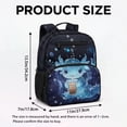 thumbnail image 7 of HUIACONG 13.5 Inch Kids School Backpack Cute Axolotl Boba Pattern Adjustable Cushioned Shoulder Straps Water Resistant Multi-Pocket Lightweight Large Capacity Bookbag for Preschool Elementary, 7 of 7