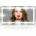 thumbnail image 2 of OUTAD Car Vanity Mirror Rechargeable Pratical 3 Light Modes 60 LEDs Touch Screen Trucks SUV Makeup Mirrors, 2 of 5