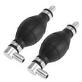 thumbnail image 1 of Unique Bargains 2pcs 12mm 1/2' Black Fuel Transfer Vacuum Fuel Line Hand Primer Bulb Pump Line Hose Hand Primer for Marine Boat Diesel, 1 of 7