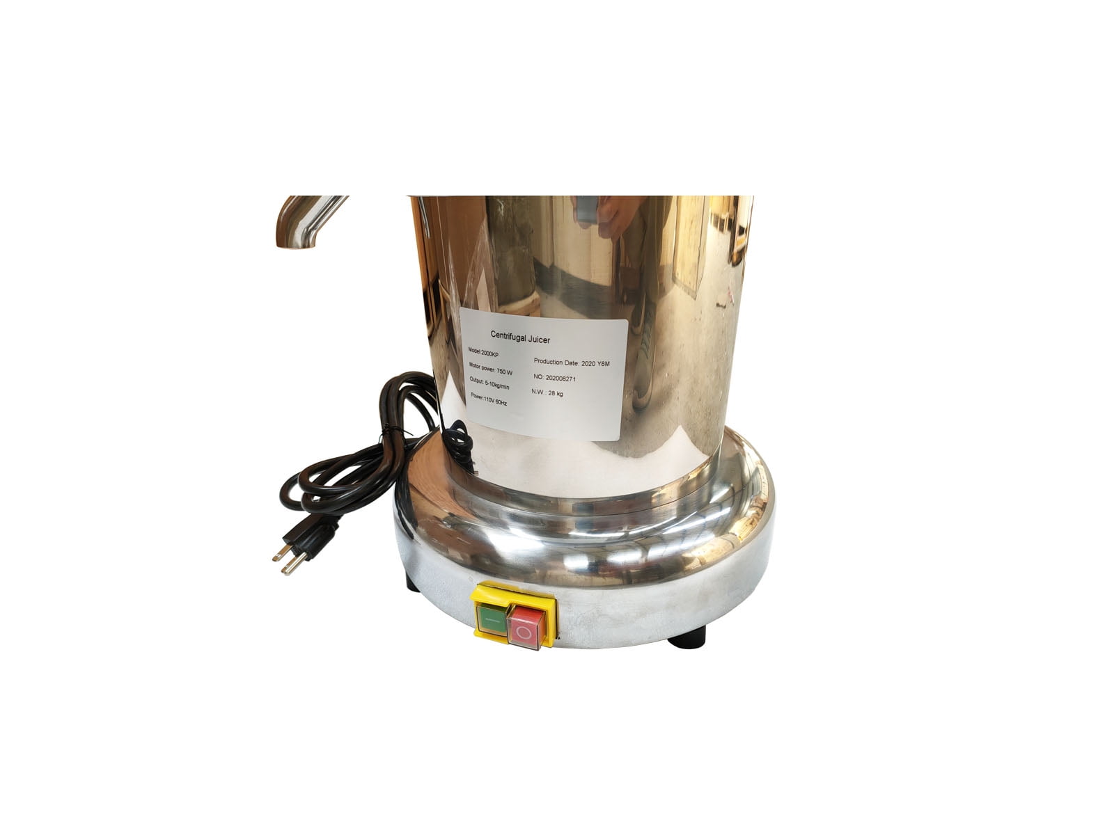 INTSUPERMAI Automatic Centrifugal Juicer Machine Stainless Steel Juice Extractor