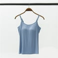 thumbnail image 3 of Medium Impact Wirefree Sports Bras Workout Tank Tops with Removable Pads, 3 of 4