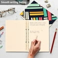 thumbnail image 4 of FORMRS 1-Subject Spiral Notebook 8" x 5" College Ruled 60 Refillable Sheet A5 Hard Cover, 2 Pack, Red Geometric, 4 of 7