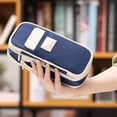 thumbnail image 5 of Big Capacity Pencil Case, Special Cute Aesthetic Pencil Pouch Cases | Big Stationery Pencil Case Bag Sky Blue, 5 of 8
