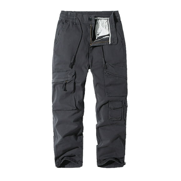 toraway Summer Cargo Pants for Men Stretch Fit Men's Cargo Pants Casual Work Pant Lightweight Jogger Pant Outdoor Hiking Sweatpants Trousers 36