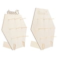 thumbnail image 3 of 2 Ensembles de Planche à Beignets en Bois Présentoir à Beignets Naturel Support Réutilisable, 3 of 8