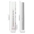 thumbnail image 4 of 3D Curling Eyelash Iron Mascara, Black Iron Wand Curling Mascara, Waterproof Mascara, Washable Metal Wand Mascara, Small Wand Brush Mascara, Long-Lasting, Smudge-proof, Voluminous Eyelashes, 4 of 9
