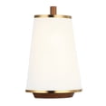 thumbnail image 6 of Varaluz Desert Flyer 2-Lt Sconce - Satin Brass/Medium Walnut, 6 of 7