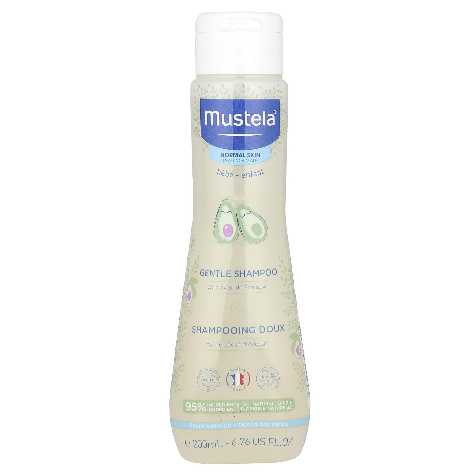 Mustela Gentle Shampoo, 6.76 fl oz (200 ml)