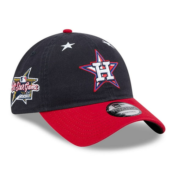 Men's New Era Navy/Red  Houston Astros 2025 MLB All-Star Game Workout 9TWENTY Adjustable Hat