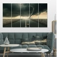 thumbnail image 1 of Yellow Rose on the Dark Road - Landscape Canvas Art Print, 1 of 3