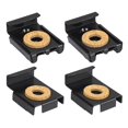 thumbnail image 3 of GUOOL 4 Pieces Mirror Clips Fix Clips Mirror Mounting Clips Set Mirror Hanger Clips black, 3 of 9