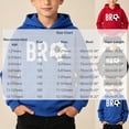 thumbnail image 3 of ZOYOEN Boys Graphic Hoodie with Pocket- Loose Fit Casual Pullover Long Sleeve Kids Sweatshirt Blue Size 4-12, 3 of 8