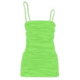 thumbnail image 4 of RUTAYY Women's Dress Solid Color Sleeveless Slim Fit Casual Everyday Wear Summer Comfortable Breathable Classic Stylish Mesh Dresses, 4 of 6
