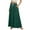 Turquoise #12, variant on QIJIE Skirts for Women Elastic Swing Peasant Cotton Maxi Plus Size Skirts 3-Layer Tiered Long Length A-Line Trendy Flowy Skirts with Pockets Light Blue S